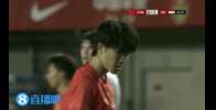 国少1-1扳平塔吉克斯坦U16!袁博涵禁区内造点并亲自主罚命中
